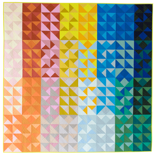 Color Chaos Quilt Pattern - Printed