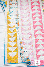 Flying Quilt Pattern by Quilty Love | Modern Flying Geese Quilt Pattern