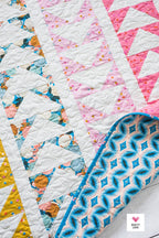 Flying Quilt Pattern by Quilty Love | Modern Flying Geese Quilt Pattern