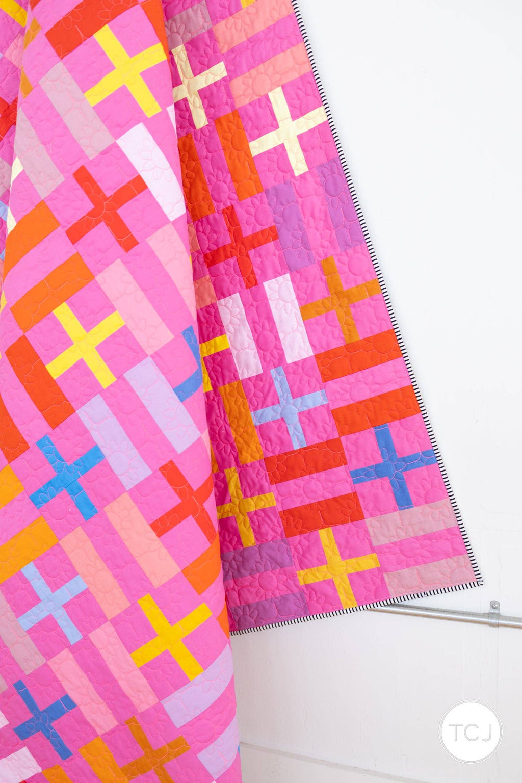 Simple Joys Quilt Pattern by Then Came June | Modern Fat Quarter Quilt Pattern