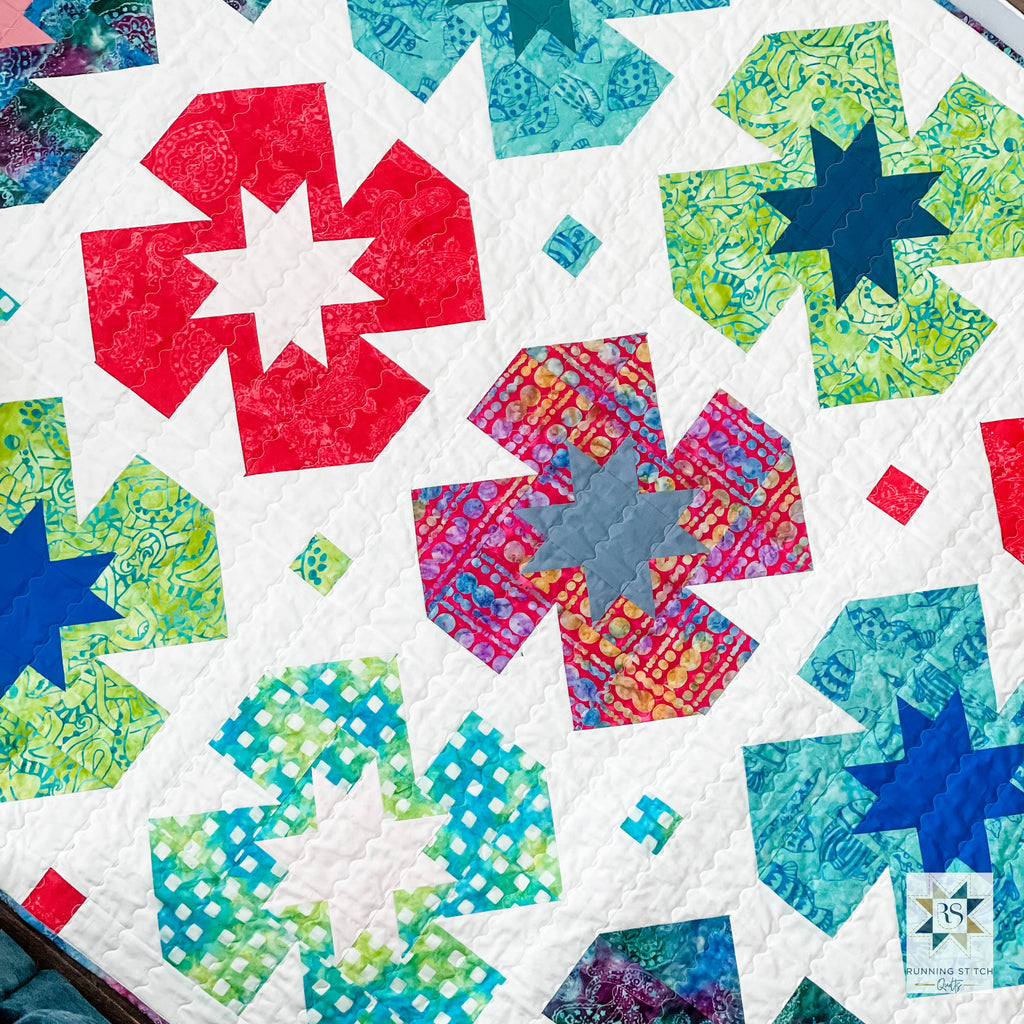 Summer Garden Quilt Pattern - Running Stitch Quilts