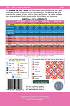Fabric Requirements for Meadow Star Quilt Pattern by Then Came June