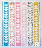 Flying Quilt Pattern by Quilty Love | Modern Flying Geese Quilt Pattern