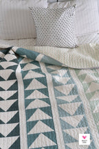Flying Quilt Pattern by Quilty Love | Modern Flying Geese Quilt Pattern