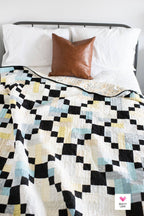 Scrappy Gems Quilt Pattern by Quilty Love | Fat Quarter & Stash Buster Quilt Pattern