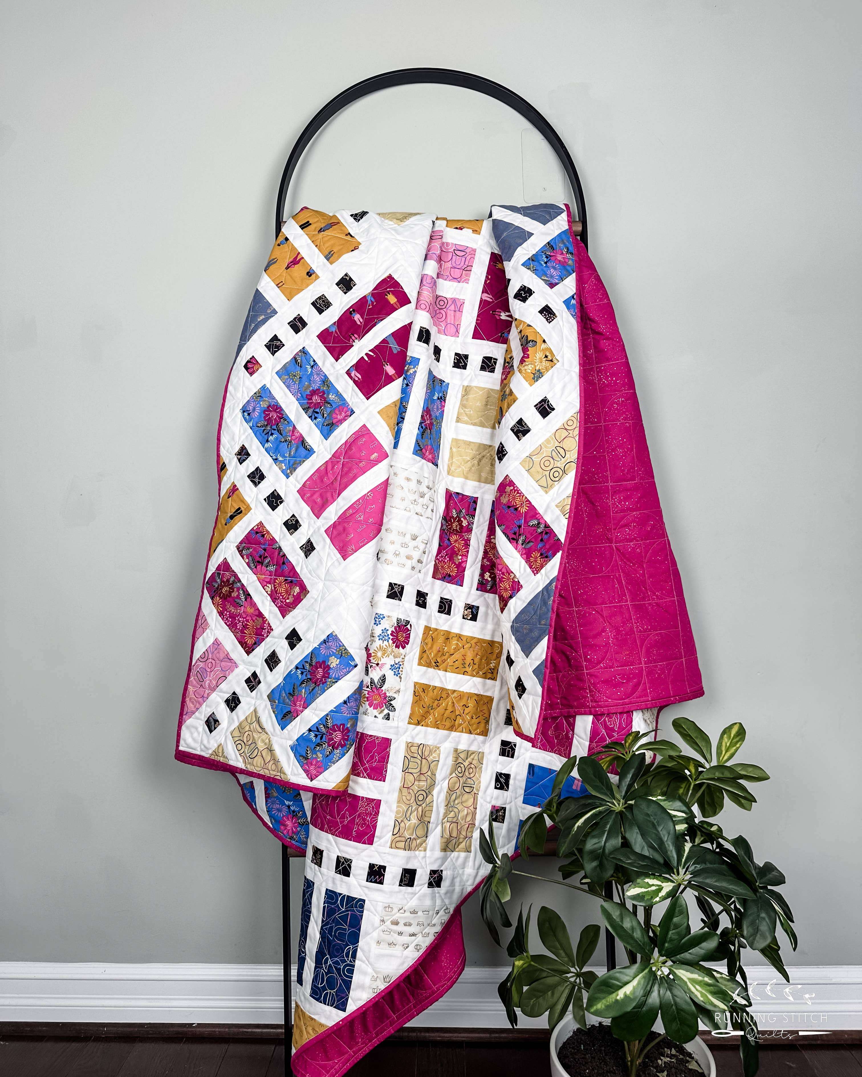 Weavers Cottage Quilt Pattern - Running Stitch Quilts