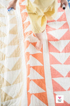 Flying Quilt Pattern by Quilty Love | Modern Flying Geese Quilt Pattern