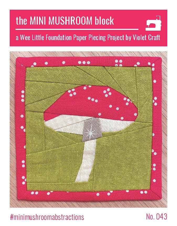The Violet Craft Mini Mushroom Pattern by Violet Craft