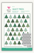Quilty Trees Quilt Pattern by Quilty Love | Modern Tree Quilt Pattern
