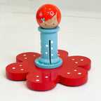 flower spindle in red by doohikey designs