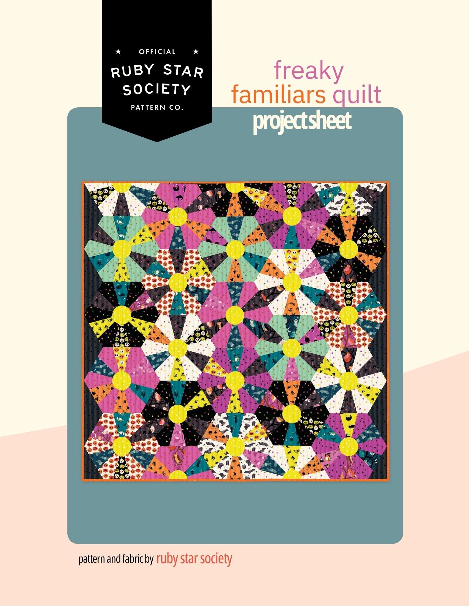 RSS Freaky Familiars Quilt Pattern - Free PDF Download - Ruby Star Society