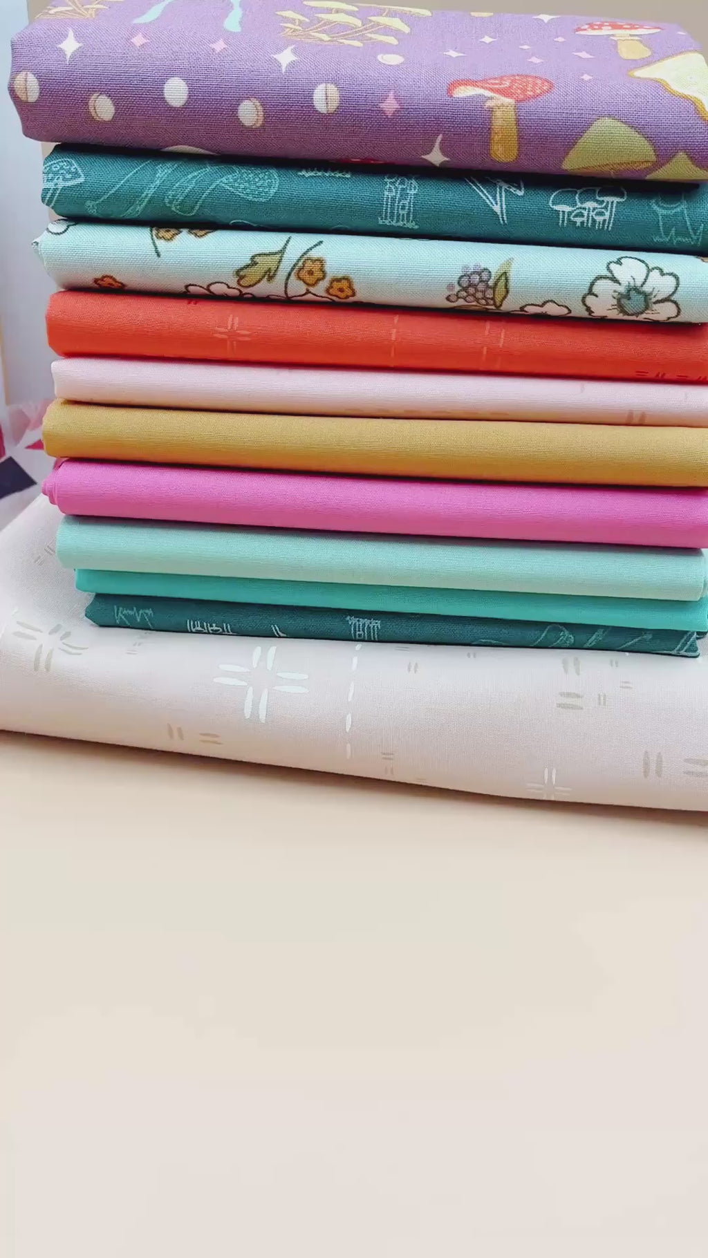 Bookmarks Quilt Kit featuring Celestial Garden & Art Gallery Fabrics