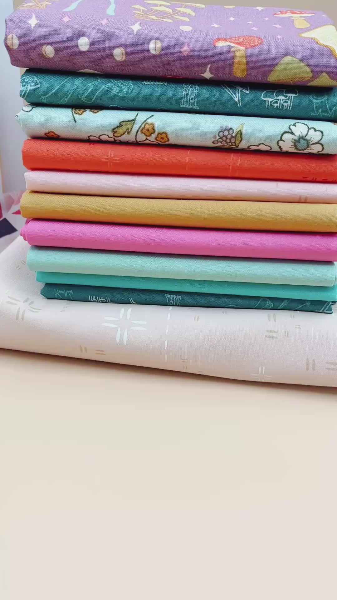 Bookmarks Quilt Kit featuring Celestial Garden & Art Gallery Fabrics